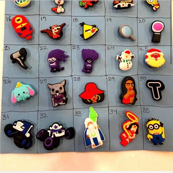 Colorful Cartoon Character Shoe Charms Set - Picture 2 of 4